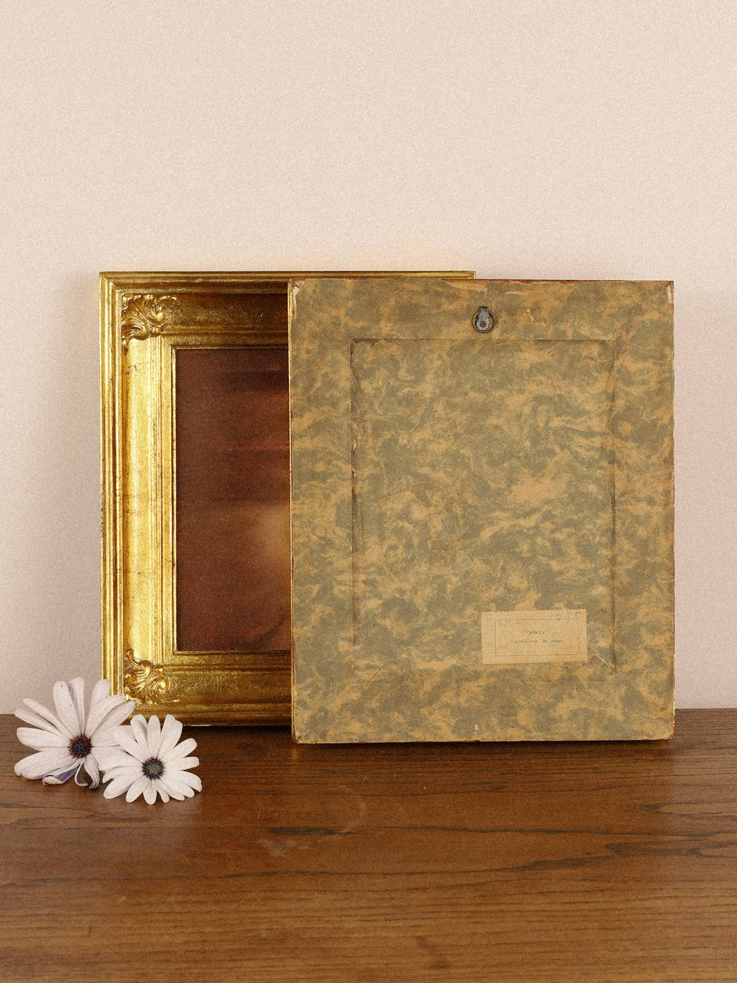 Pair of Antique Rococo Gilded Frames