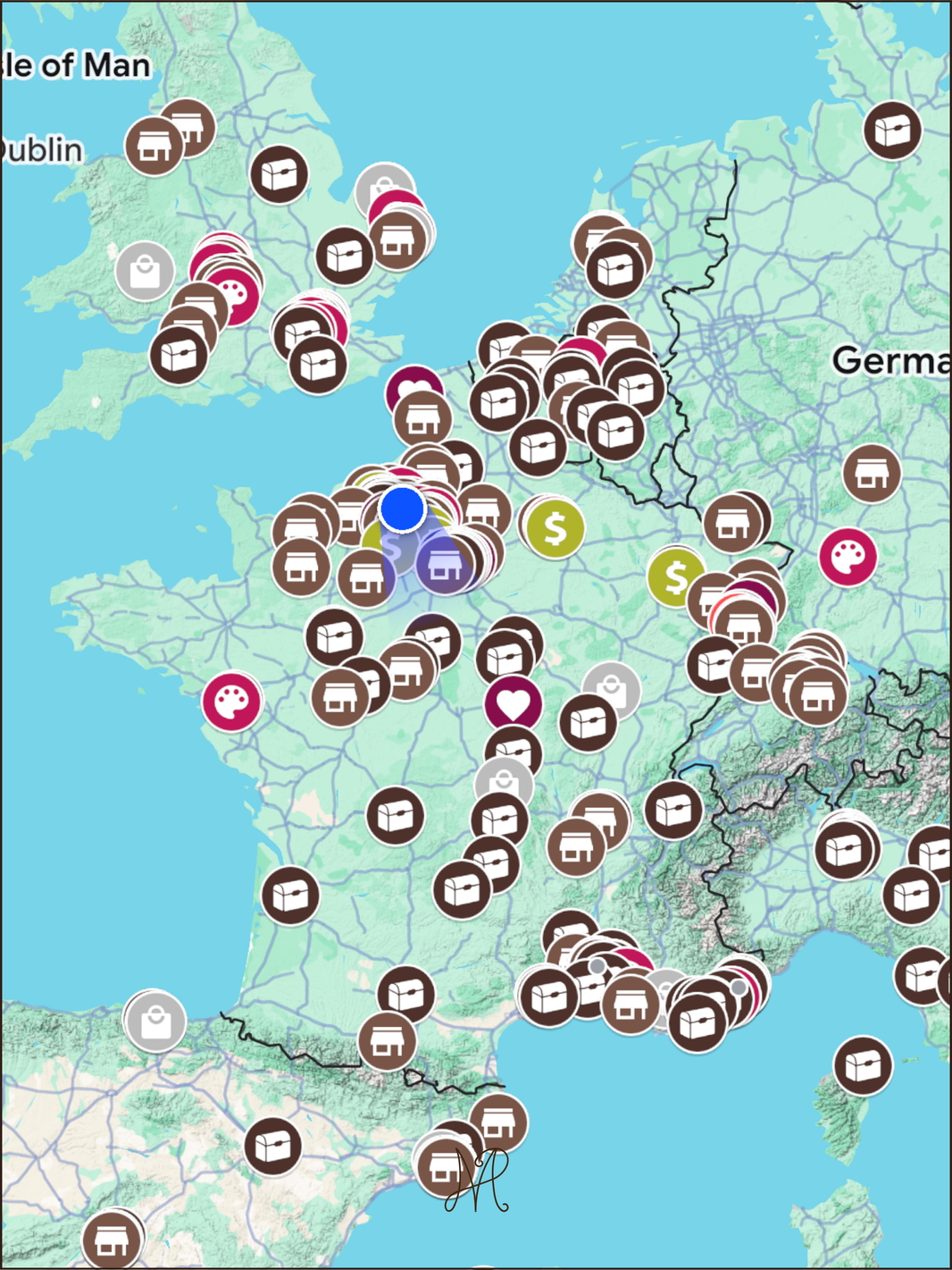Z - The Antique & Flea Market Master Map