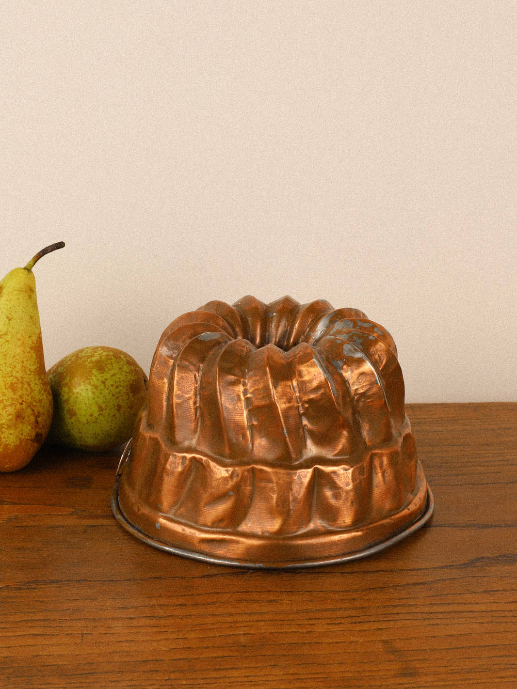 Antique Copper Kugelhopf Cake Mold