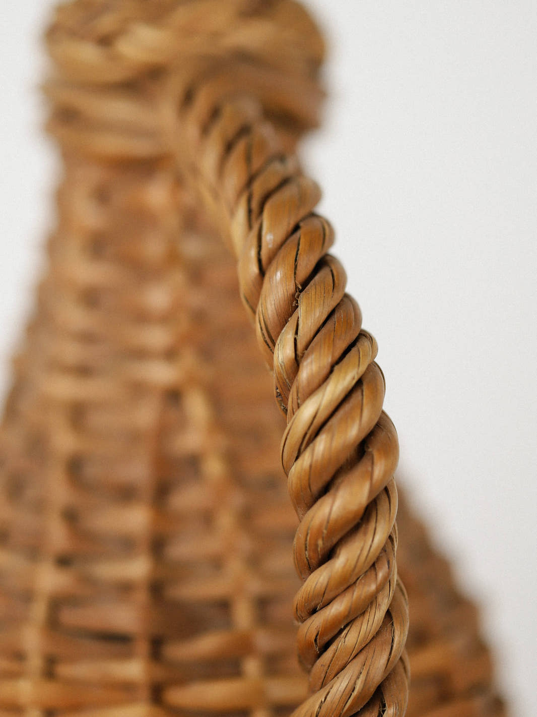 Vintage Wicker-Wrapped Glass Demijohn Bottle II
