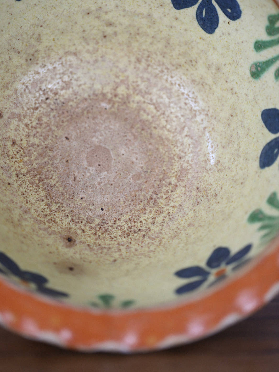 Antique French Soufflenheim Yellow Bowl
