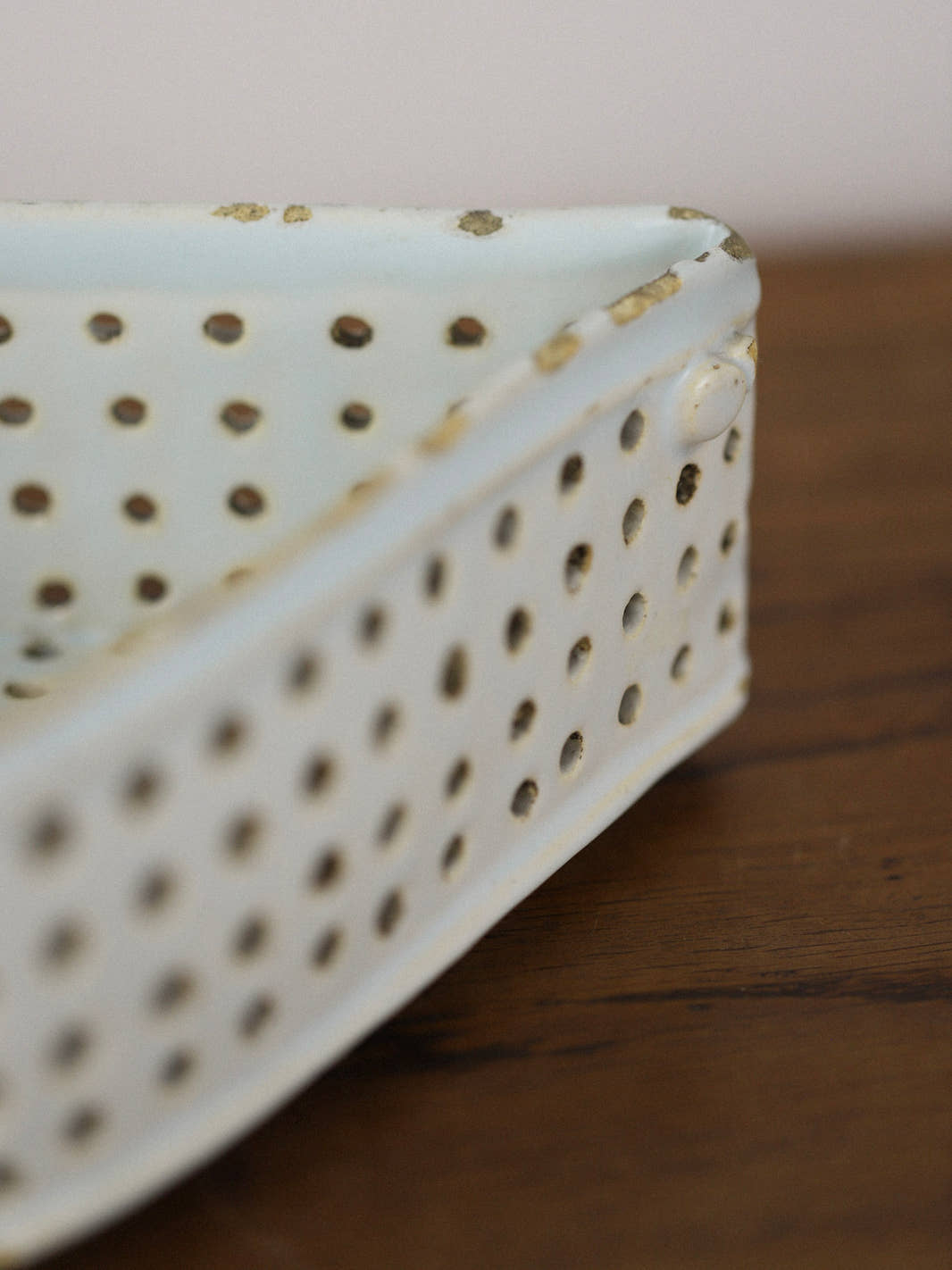 Antique Ceramic Heart-Shaped Cheese Mold