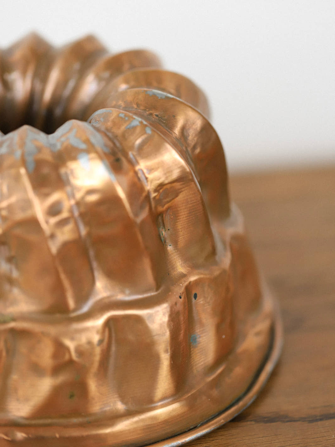 Antique Copper Kugelhopf Cake Mold