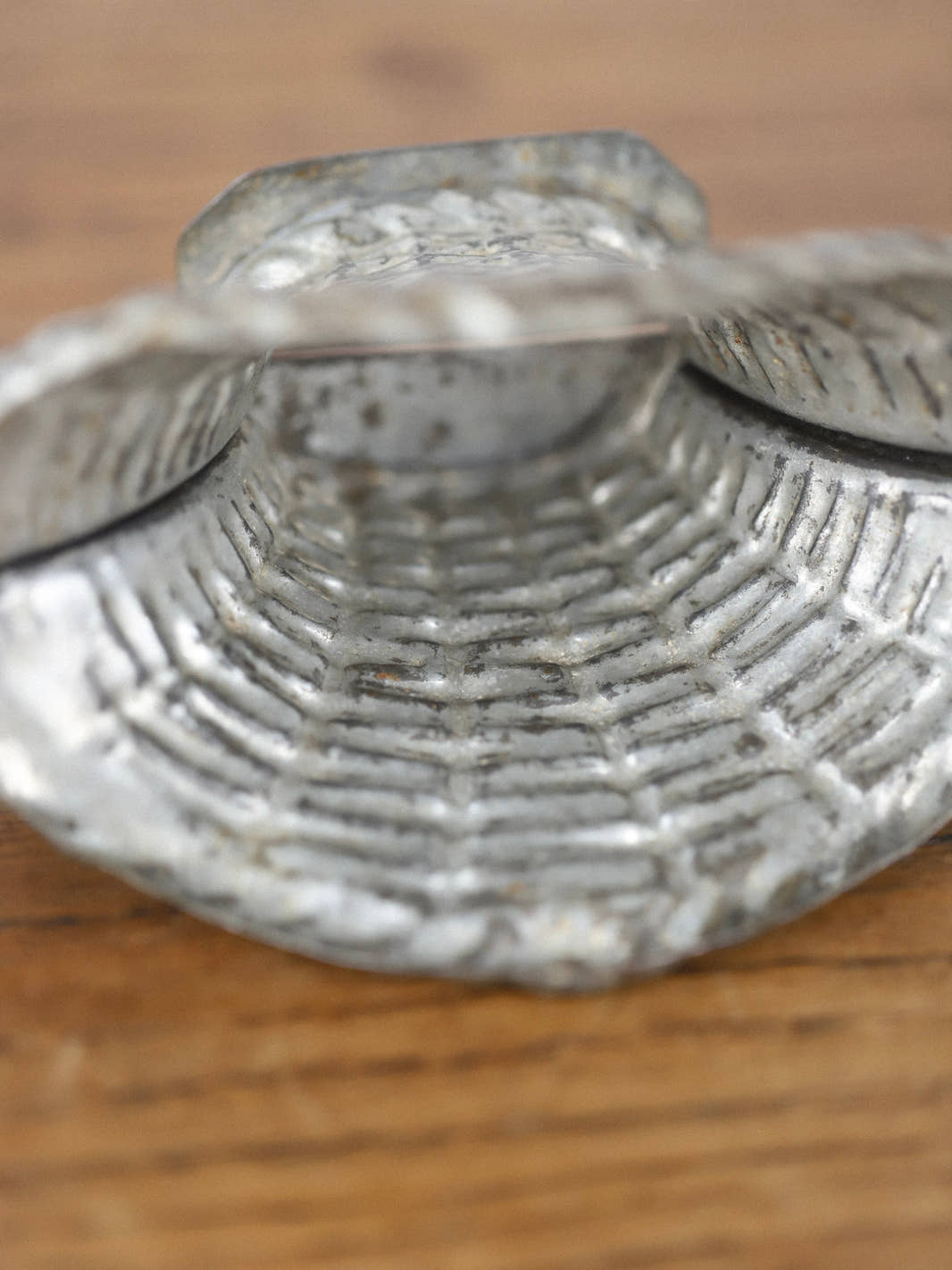Antique Metal "Basket" Chocolate Mold