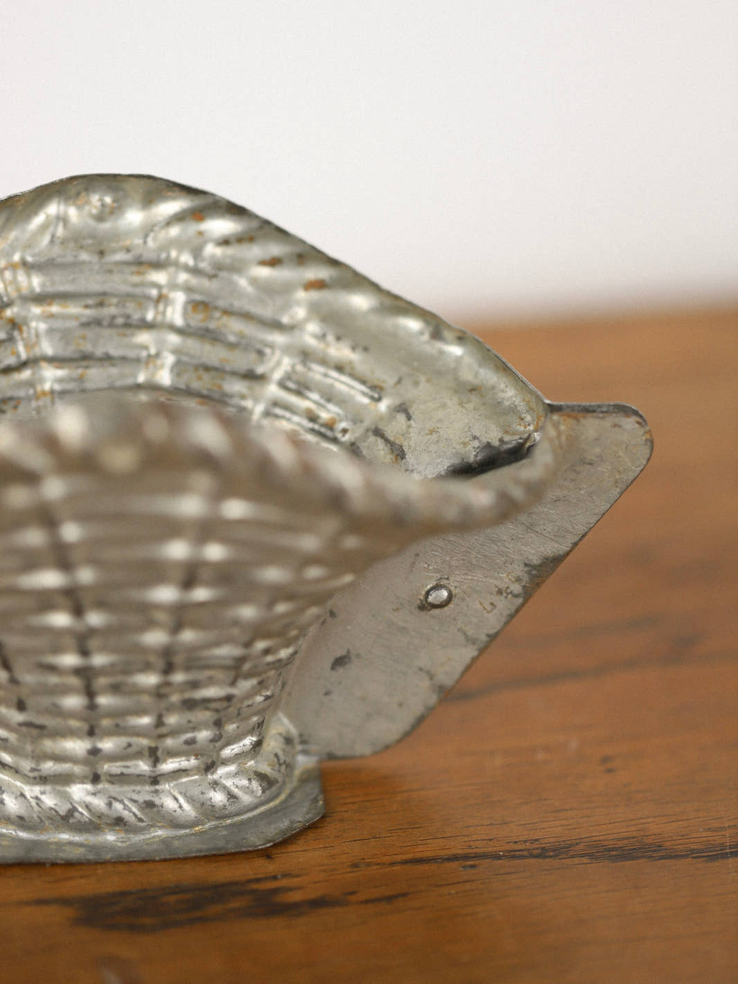 Antique Metal "Basket" Chocolate Mold