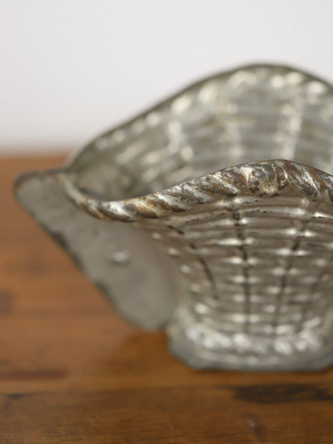 Antique Metal "Basket" Chocolate Mold