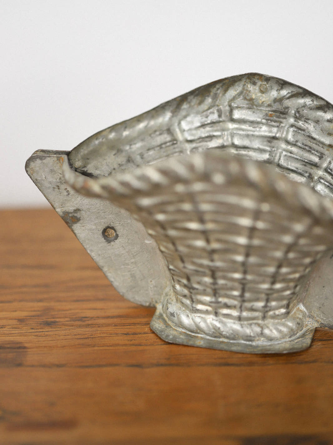 Antique Metal "Basket" Chocolate Mold
