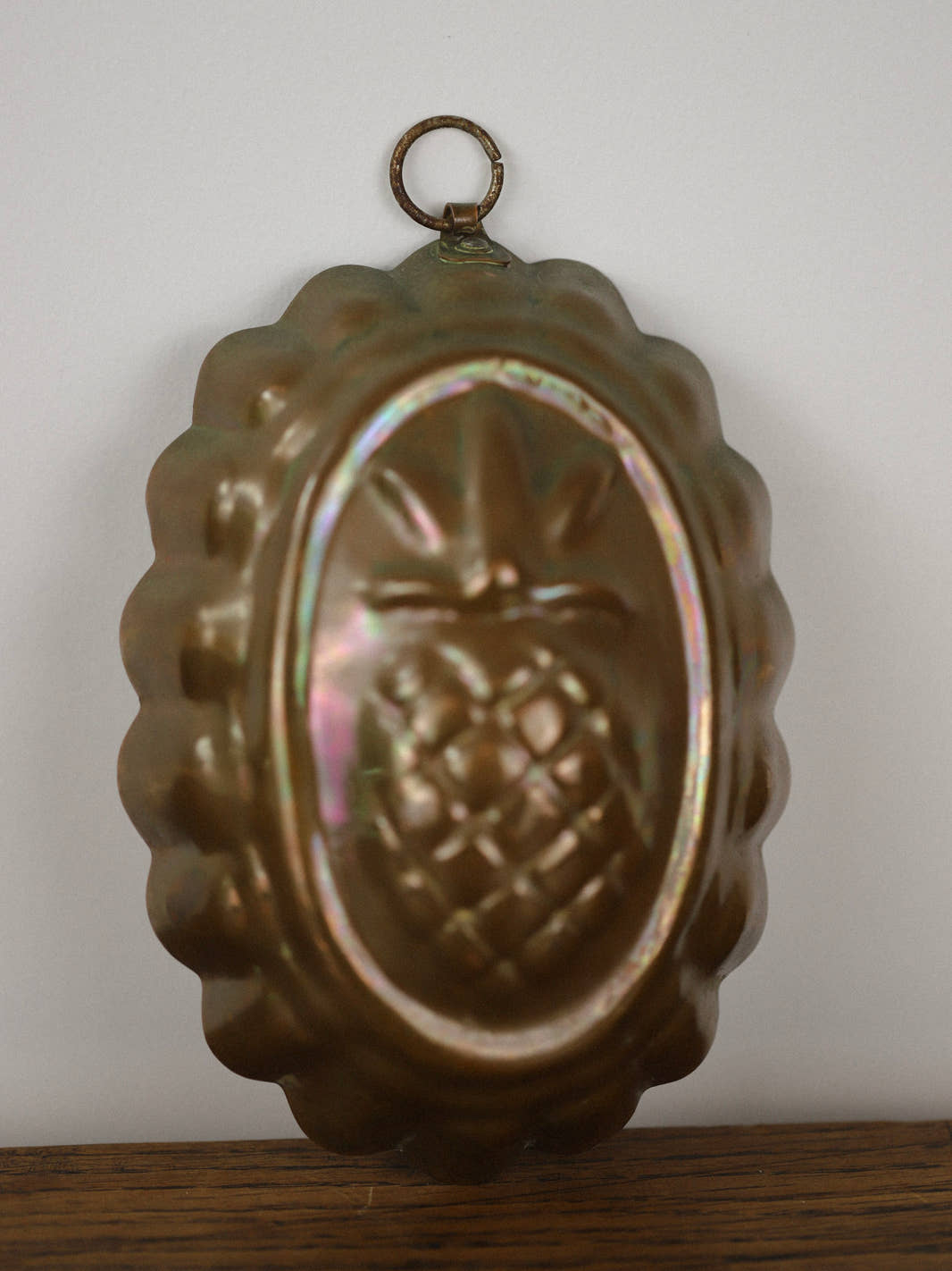 Vintage Pineapple Copper Pastry Mold