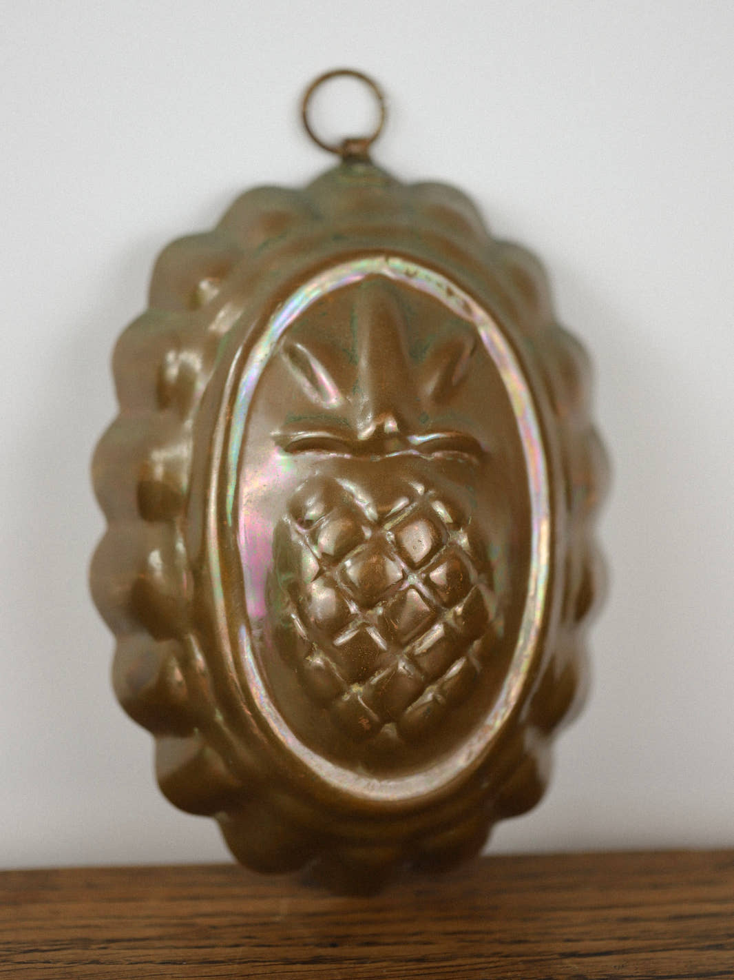 Vintage Pineapple Copper Pastry Mold