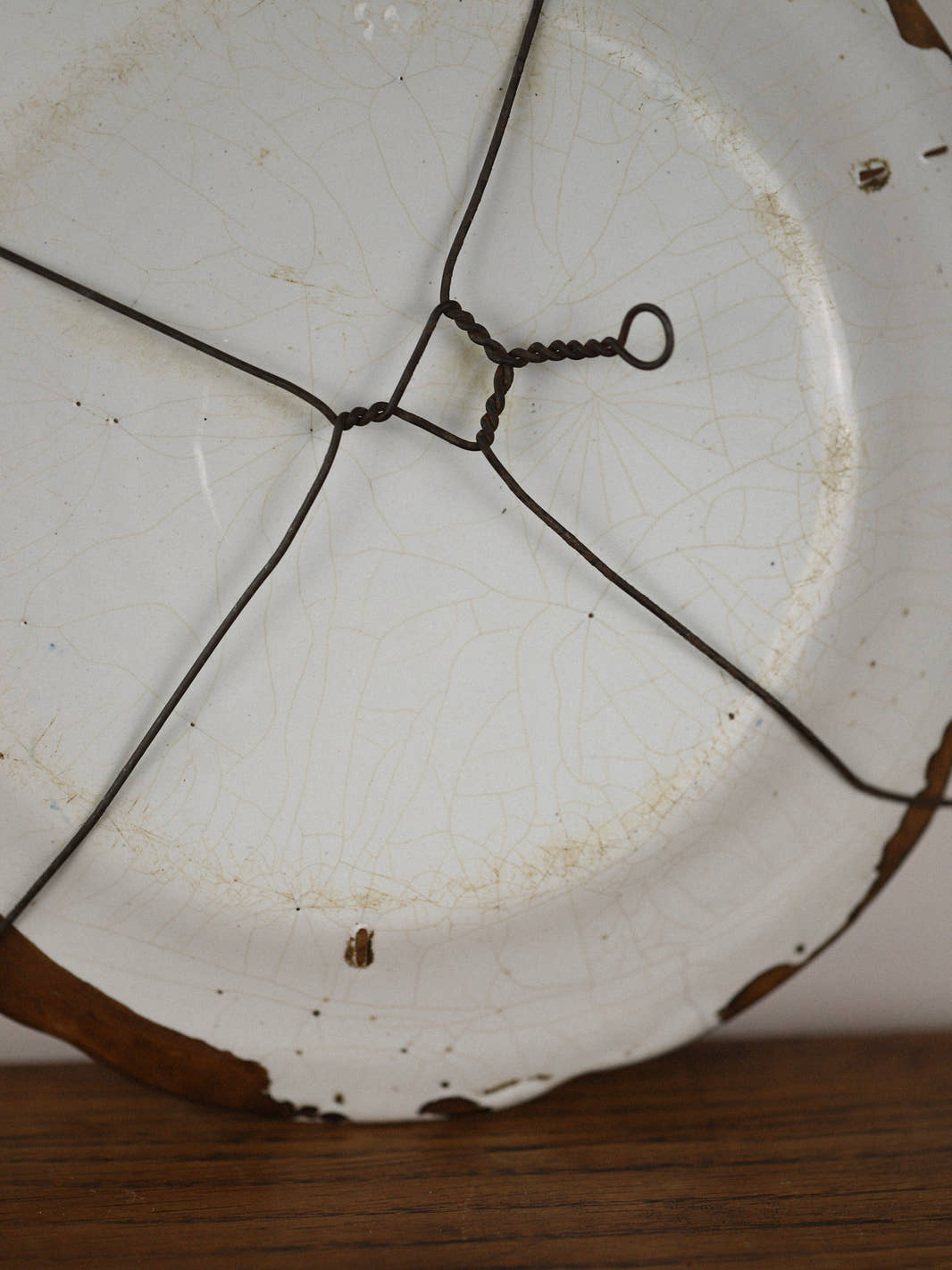 Antique 19th Century Blue Faïence Plate II