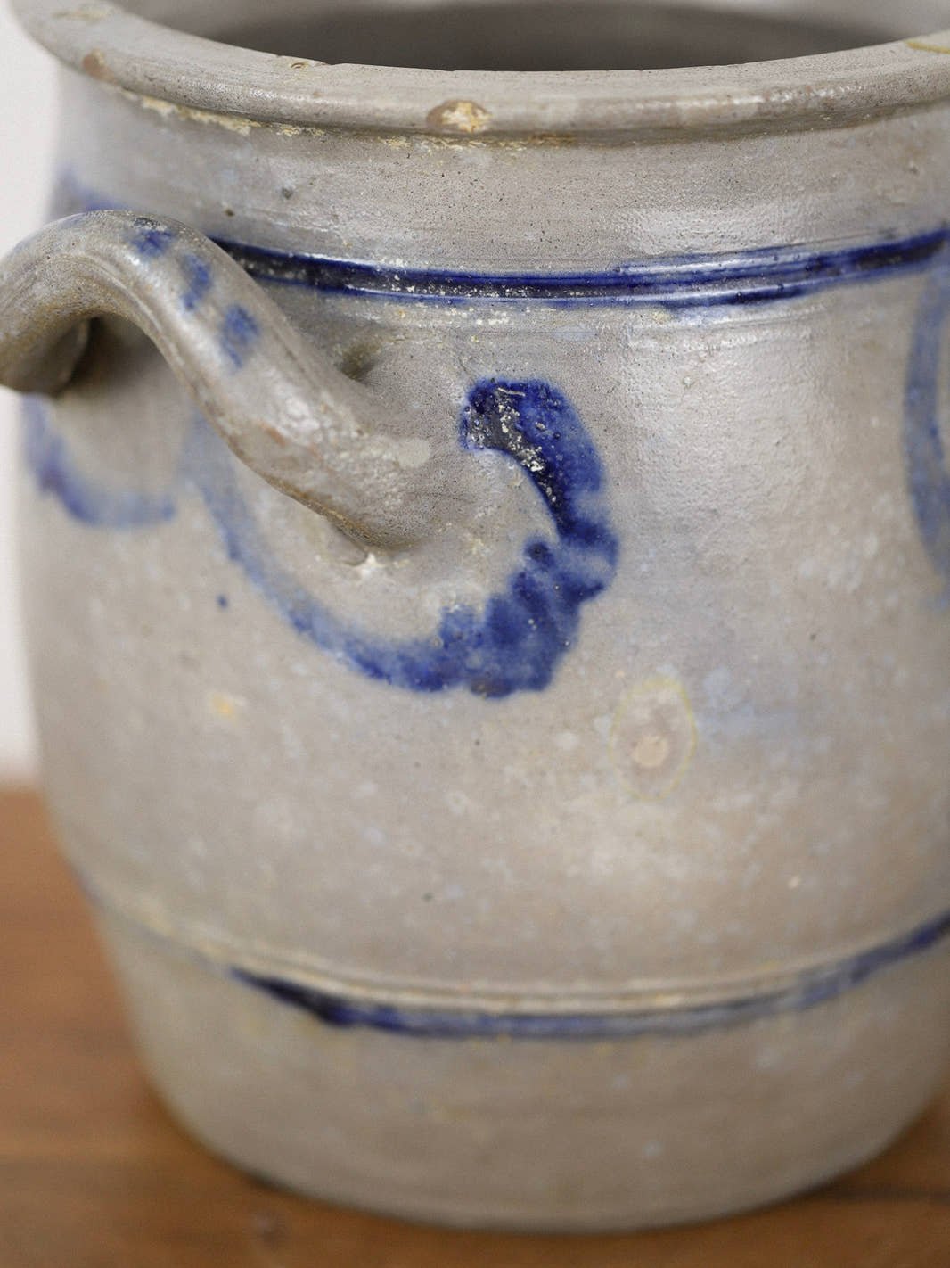 Antique Large Alsace Stoneware Crock