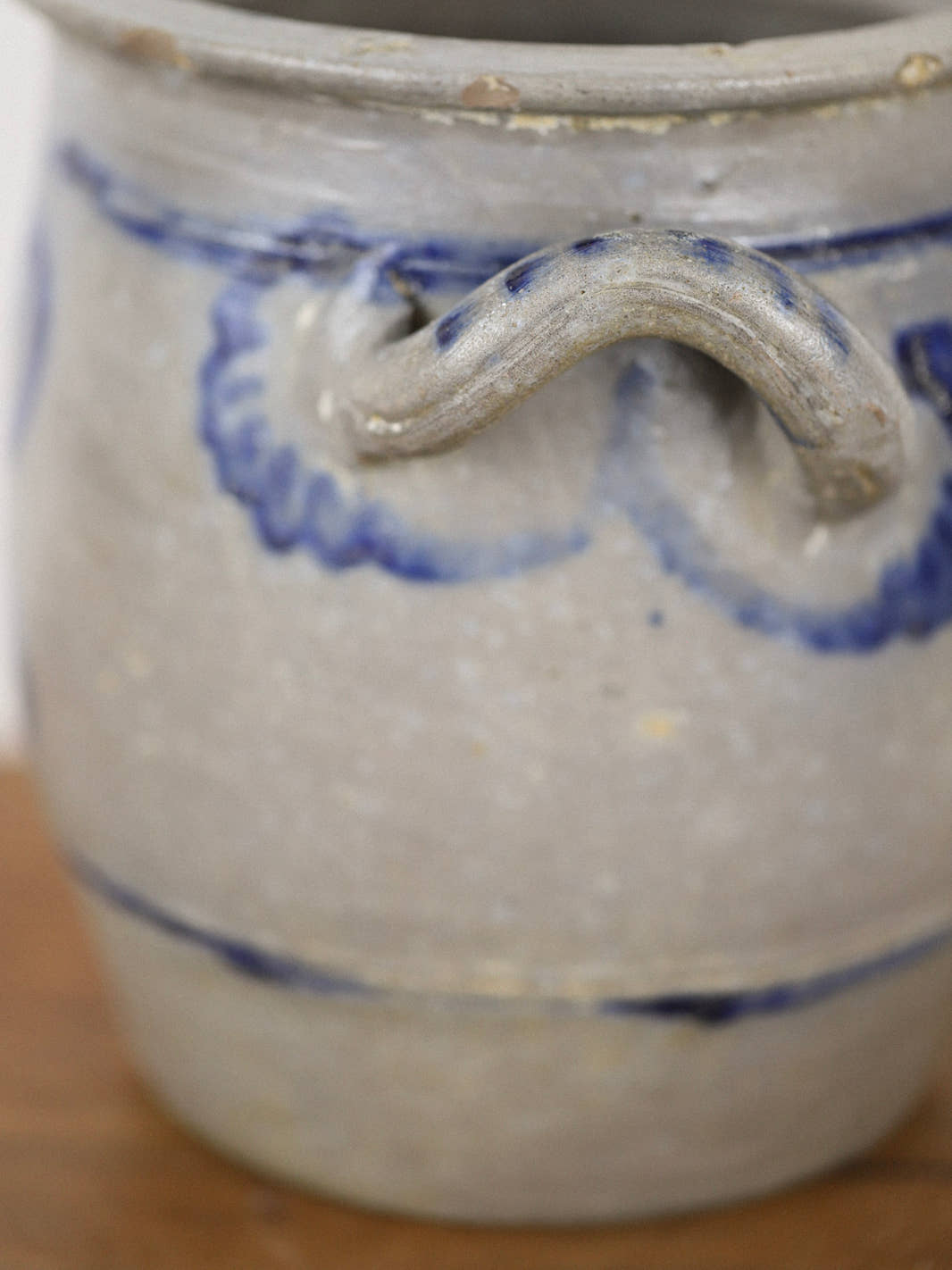 Antique Large Alsace Stoneware Crock