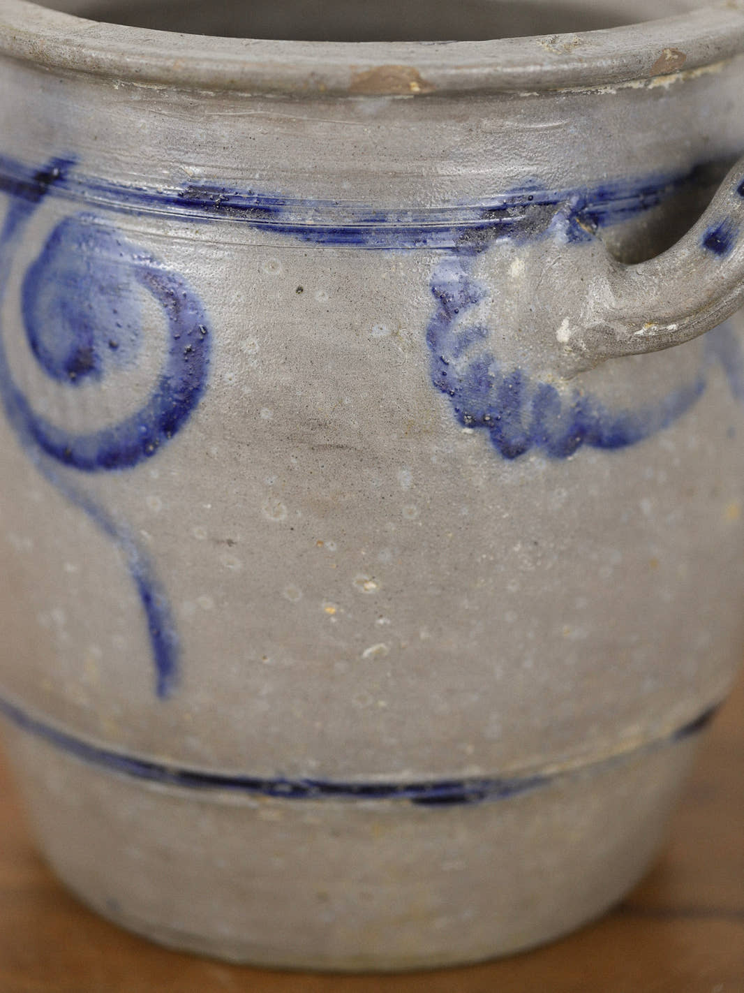 Antique Large Alsace Stoneware Crock
