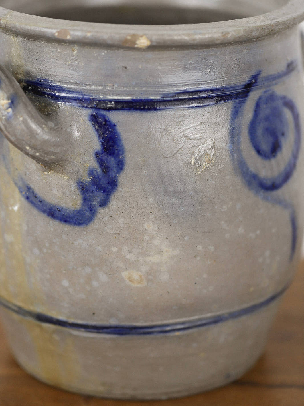 Antique Large Alsace Stoneware Crock