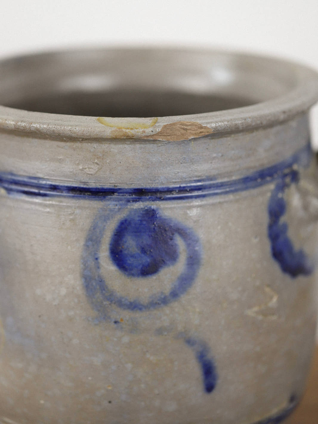 Antique Large Alsace Stoneware Crock