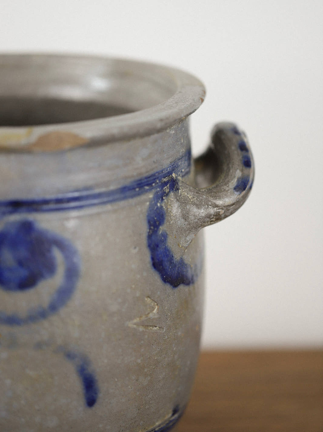 Antique Large Alsace Stoneware Crock