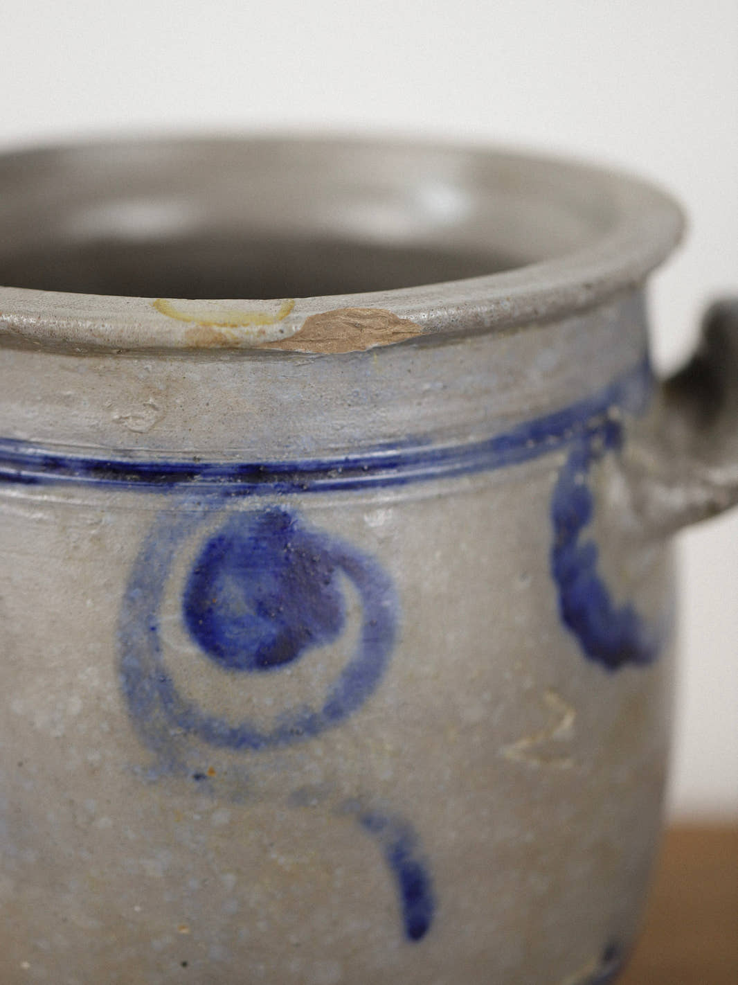 Antique Large Alsace Stoneware Crock