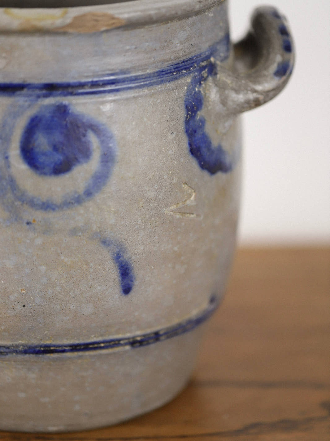 Antique Large Alsace Stoneware Crock