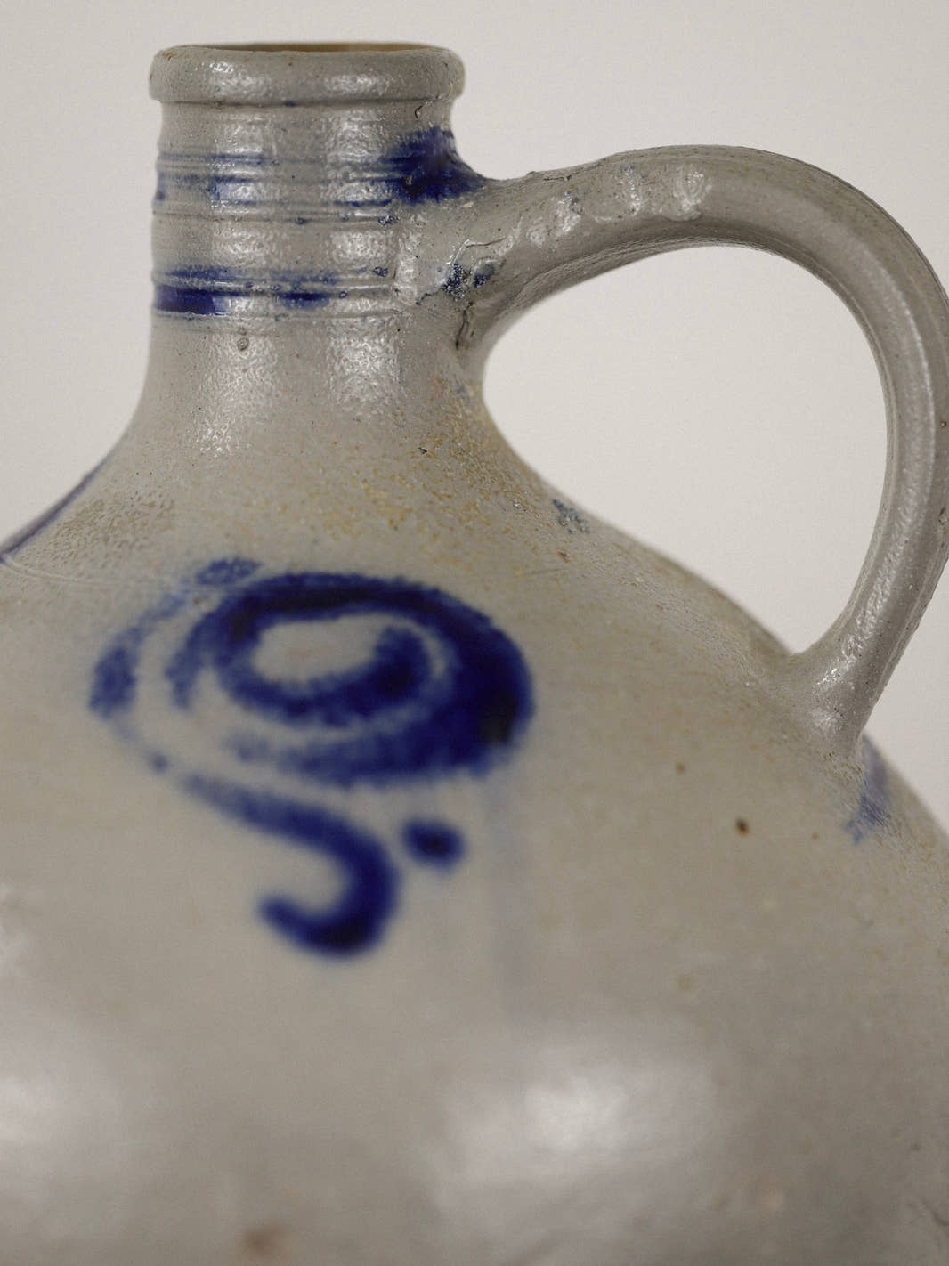 Antique Alsace Stoneware Pitcher