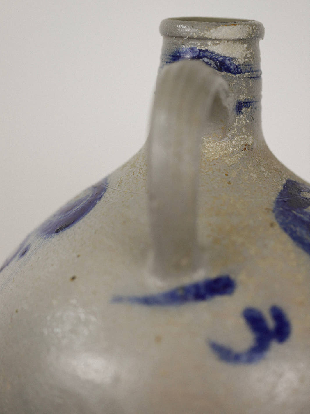 Antique Alsace Stoneware Pitcher