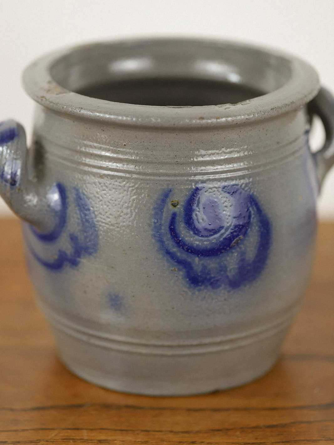 Antique Small Alsace Stoneware Crock