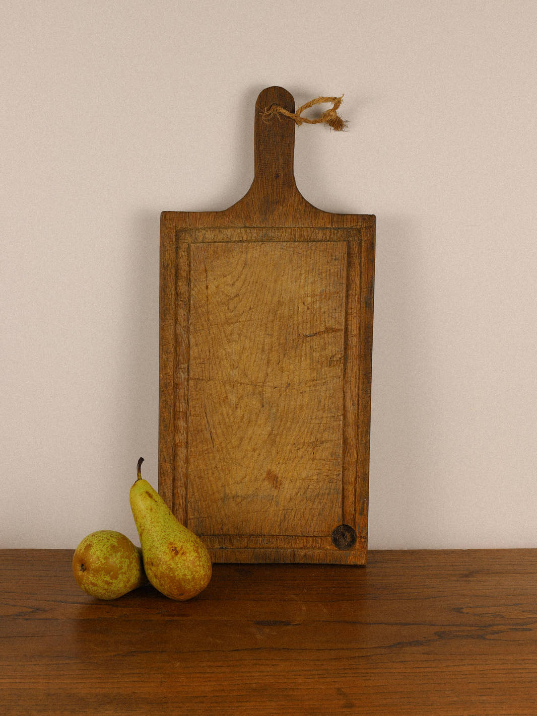 Antique Hand-Carved Serving Board