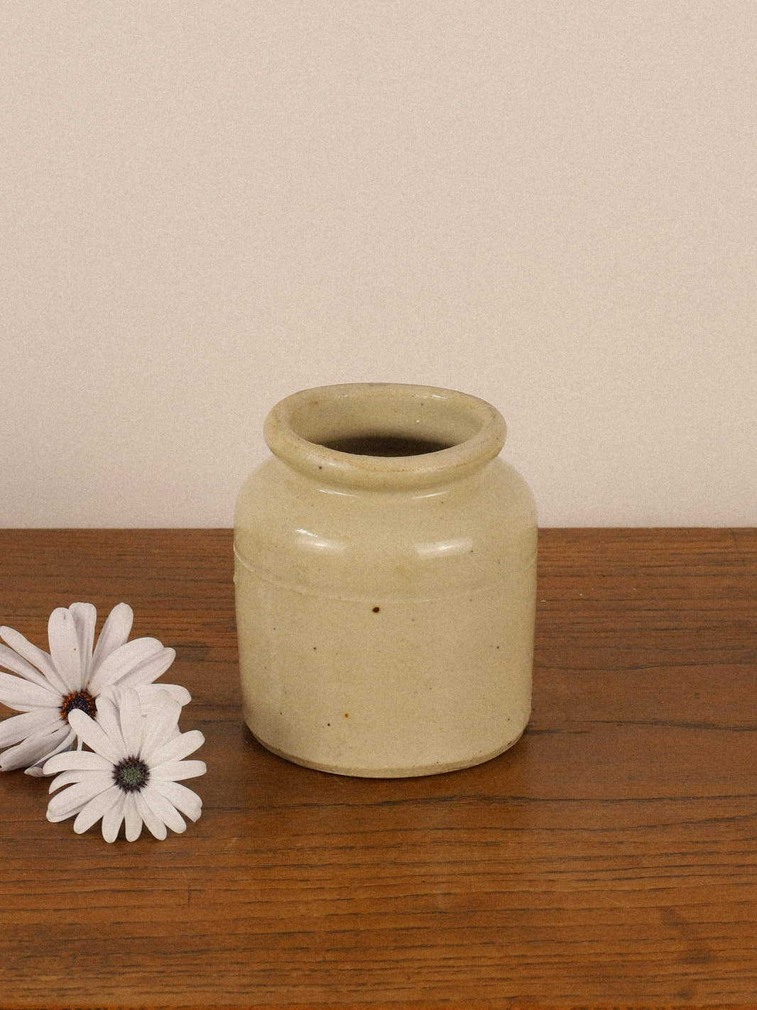 Vintage Salt-Glazed Stoneware Crock