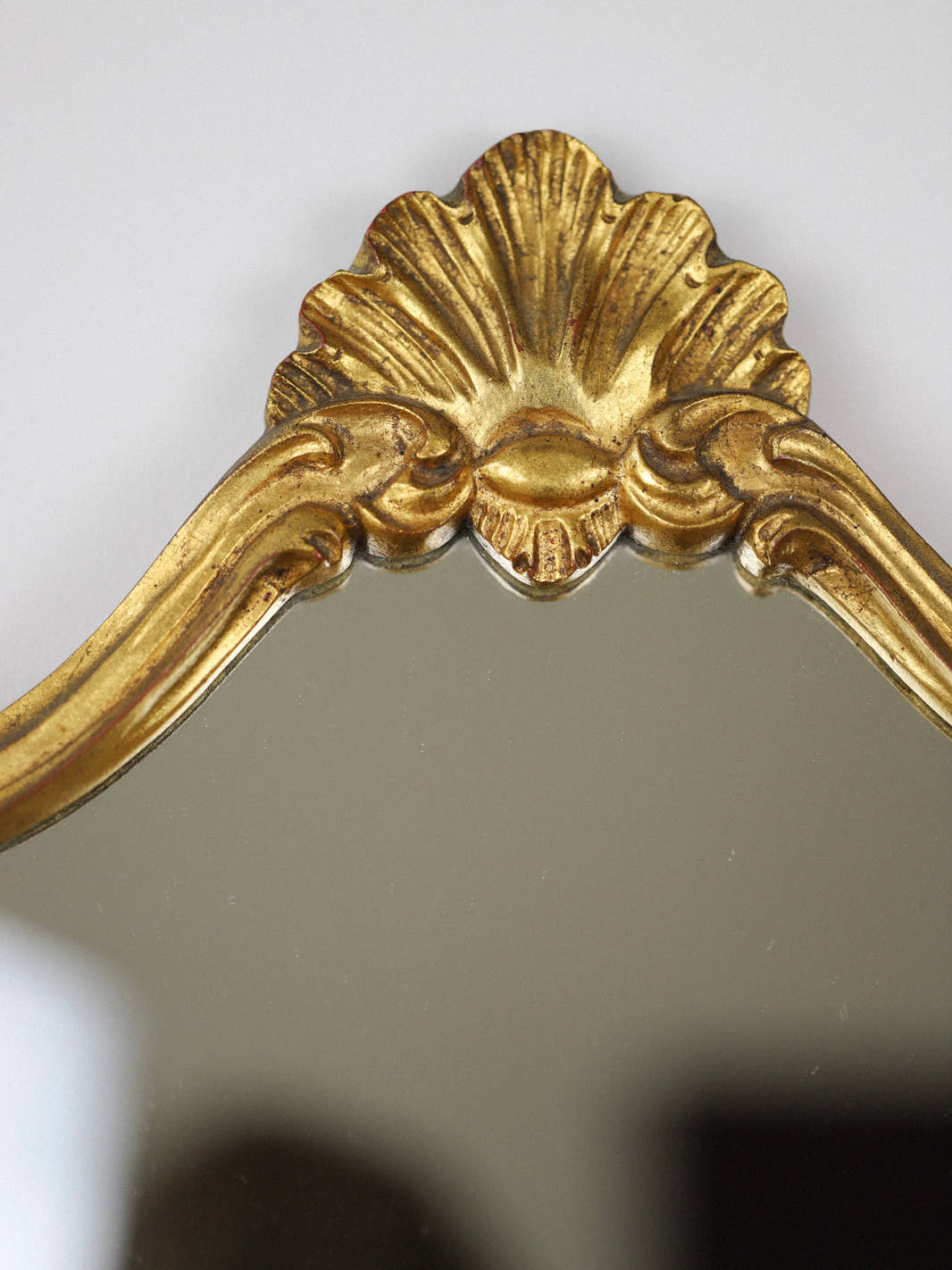 Vintage Rococo Gilt Wall Mirror