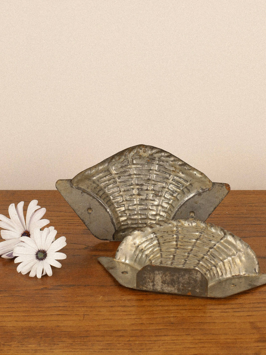 Antique Metal "Basket" Chocolate Mold