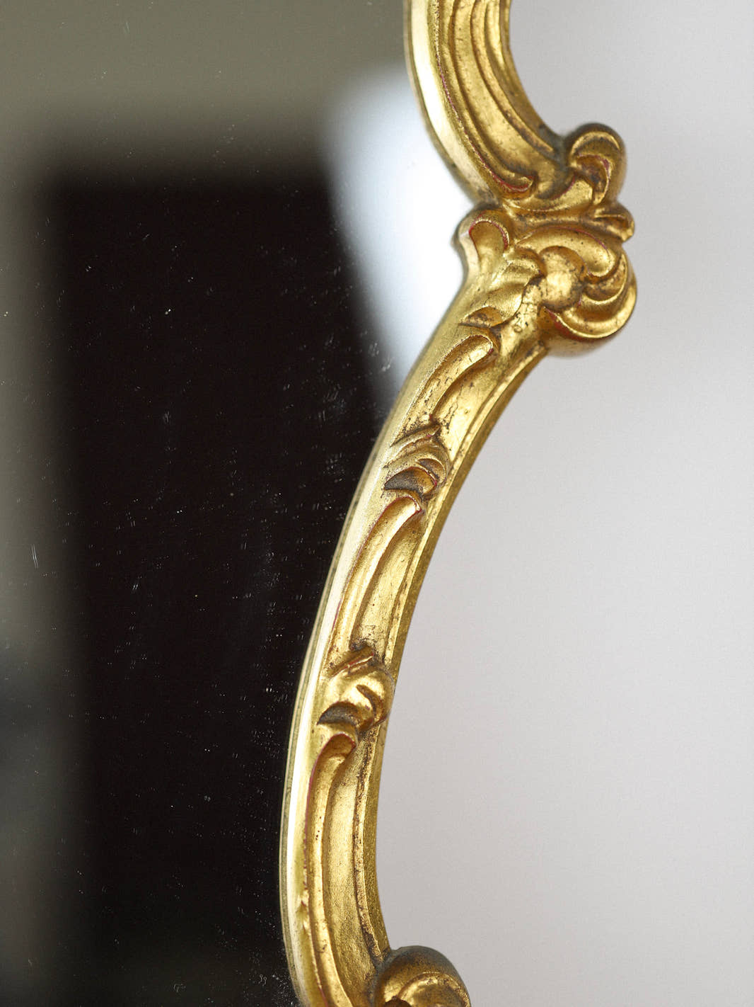 Vintage Rococo Gilt Wall Mirror