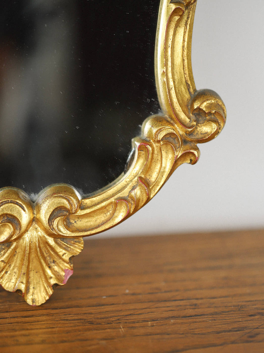 Vintage Rococo Gilt Wall Mirror