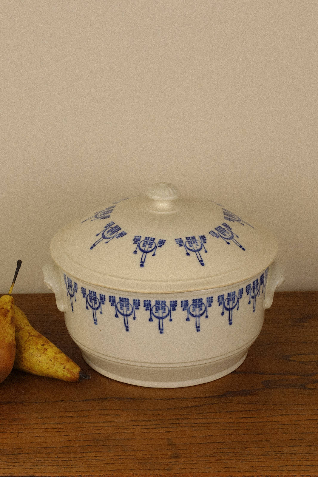 Antique Large Saint-Uze Provincial Tureen