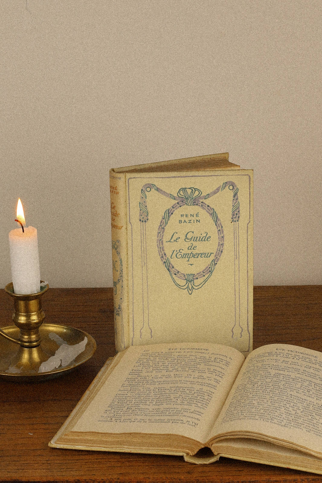 Pair of Antique 1911 French Novels