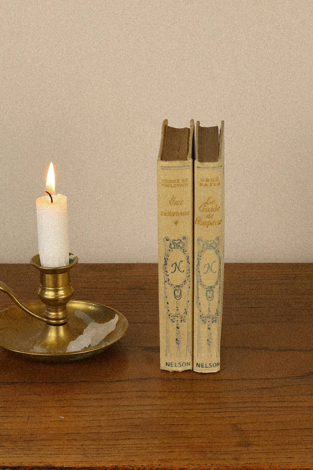 Pair of Antique 1911 French Novels