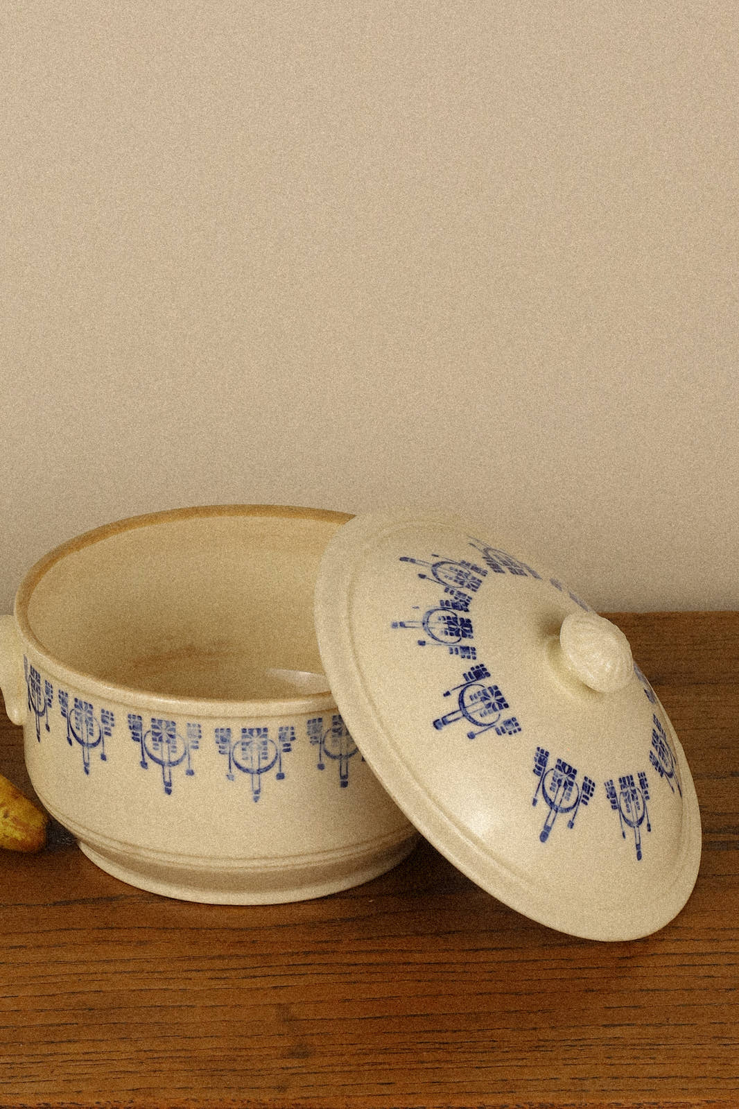 Antique Small Saint-Uze Provincial Tureen