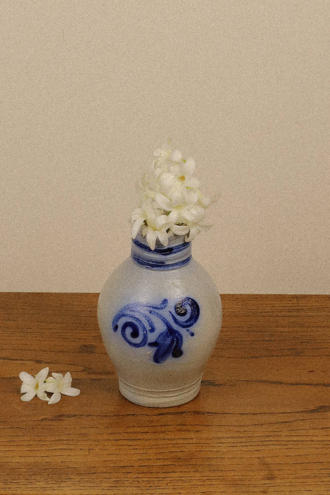 Antique Westerwald Cobalt Blue Pitcher