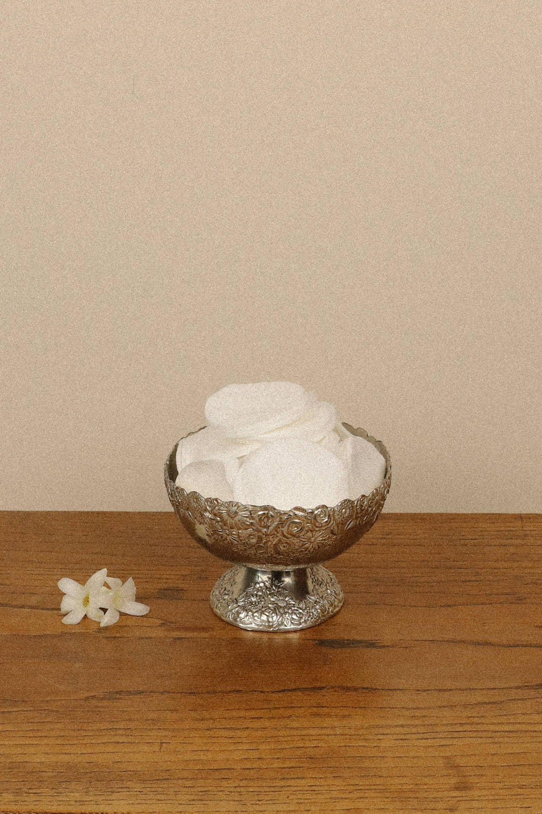 Antique Silver-Plated Repoussé Bonbon Dish
