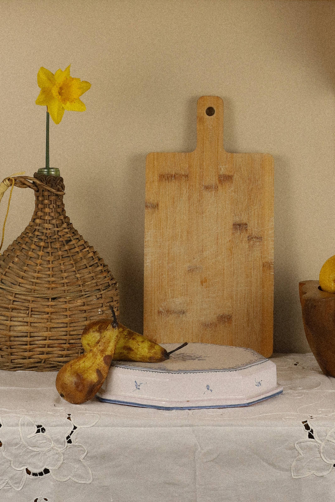 Vintage Octagonal Moustiers Faïence Trivet