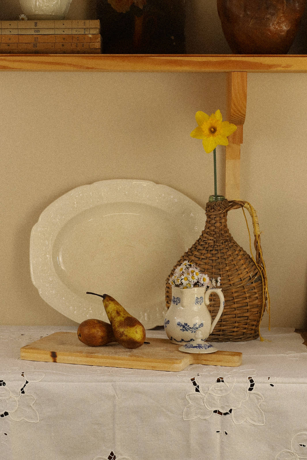 Vintage Scalloped Crown Ducal Platter