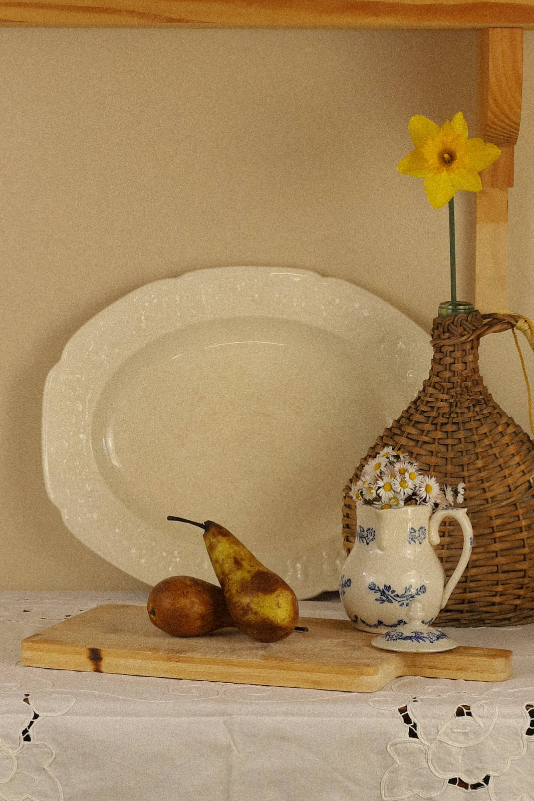 Vintage Scalloped Crown Ducal Platter