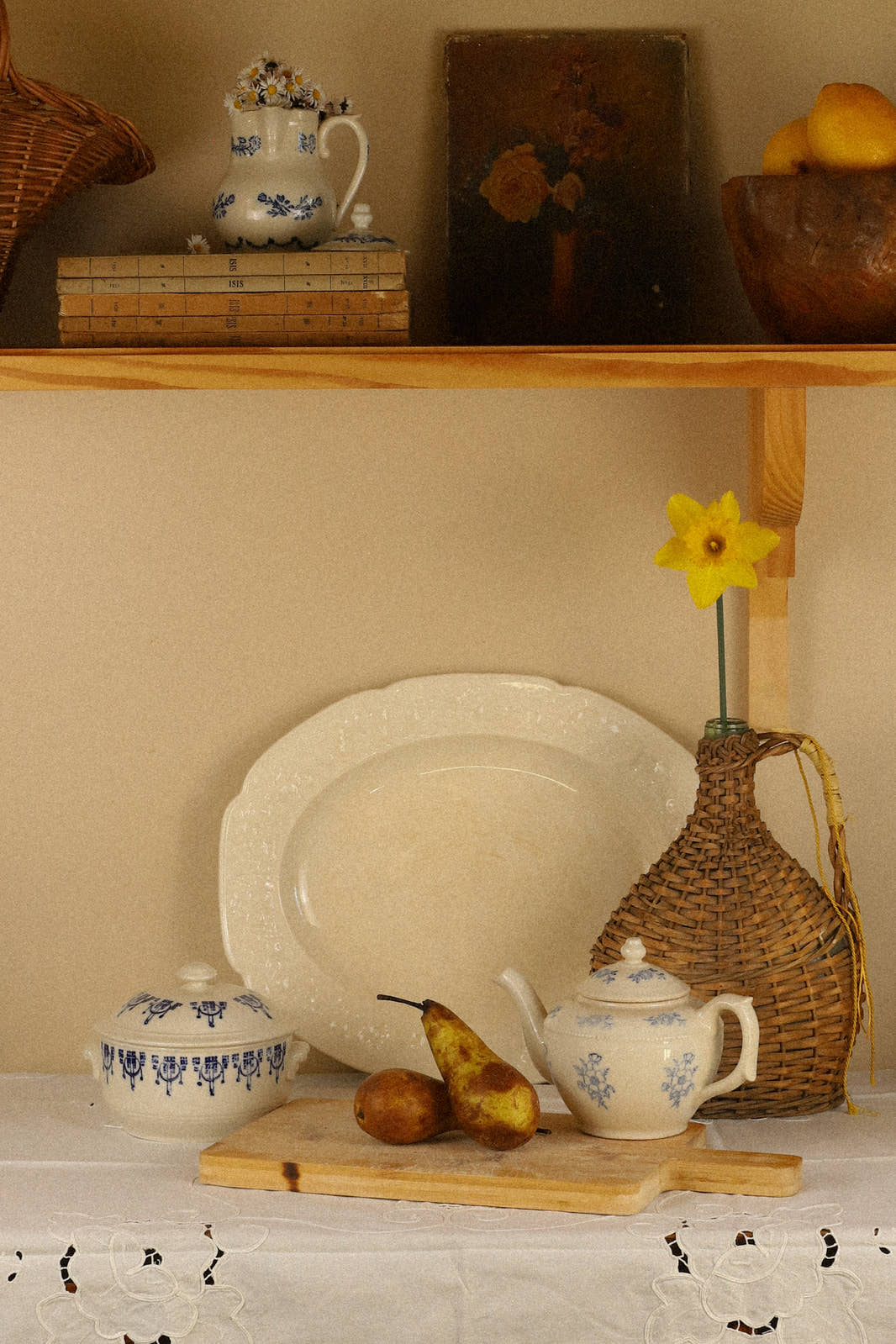 Antique Small Saint-Uze Provincial Tureen