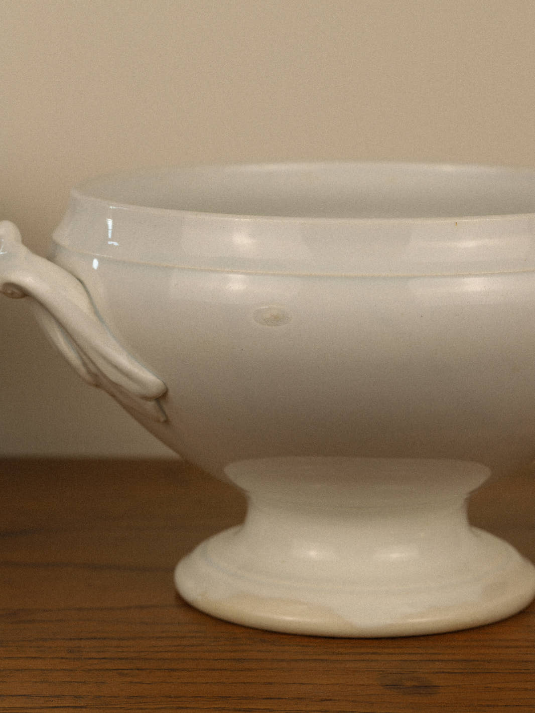 Antique 19th Century Opaque Lunéville Tureen