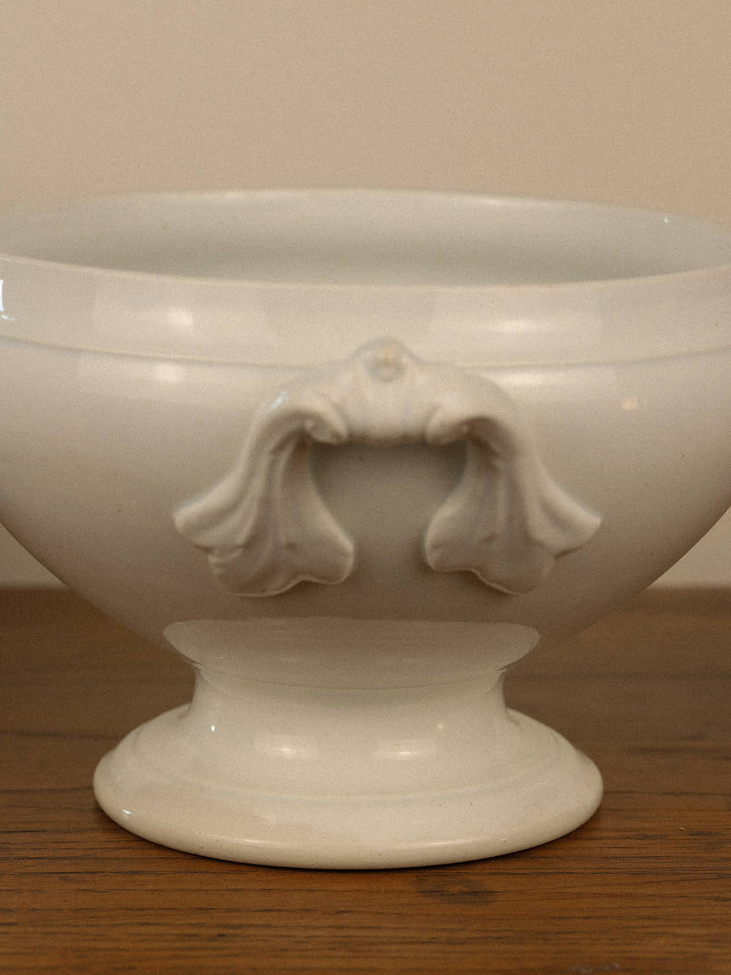 Antique 19th Century Opaque Lunéville Tureen