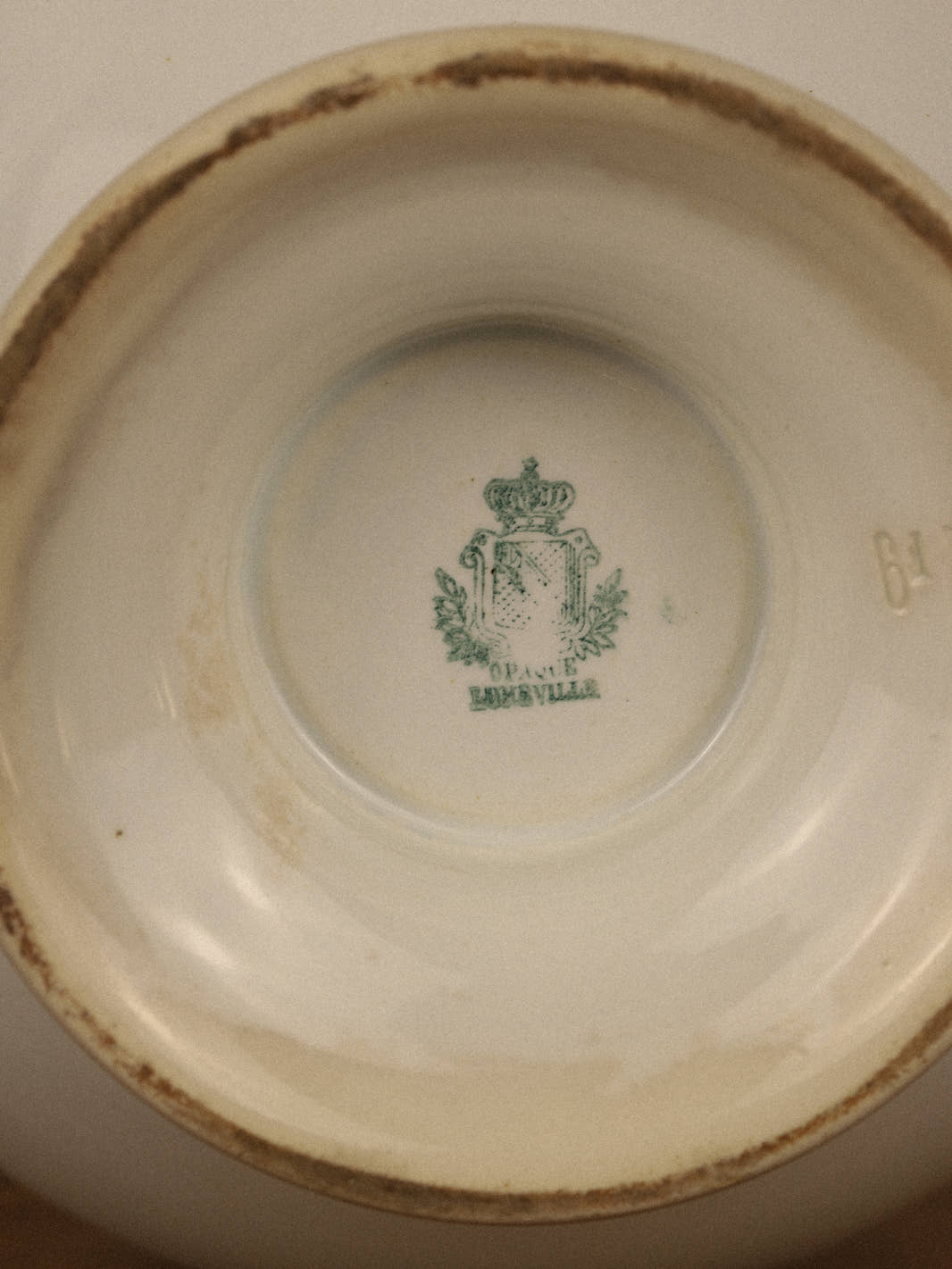 Antique 19th Century Opaque Lunéville Tureen
