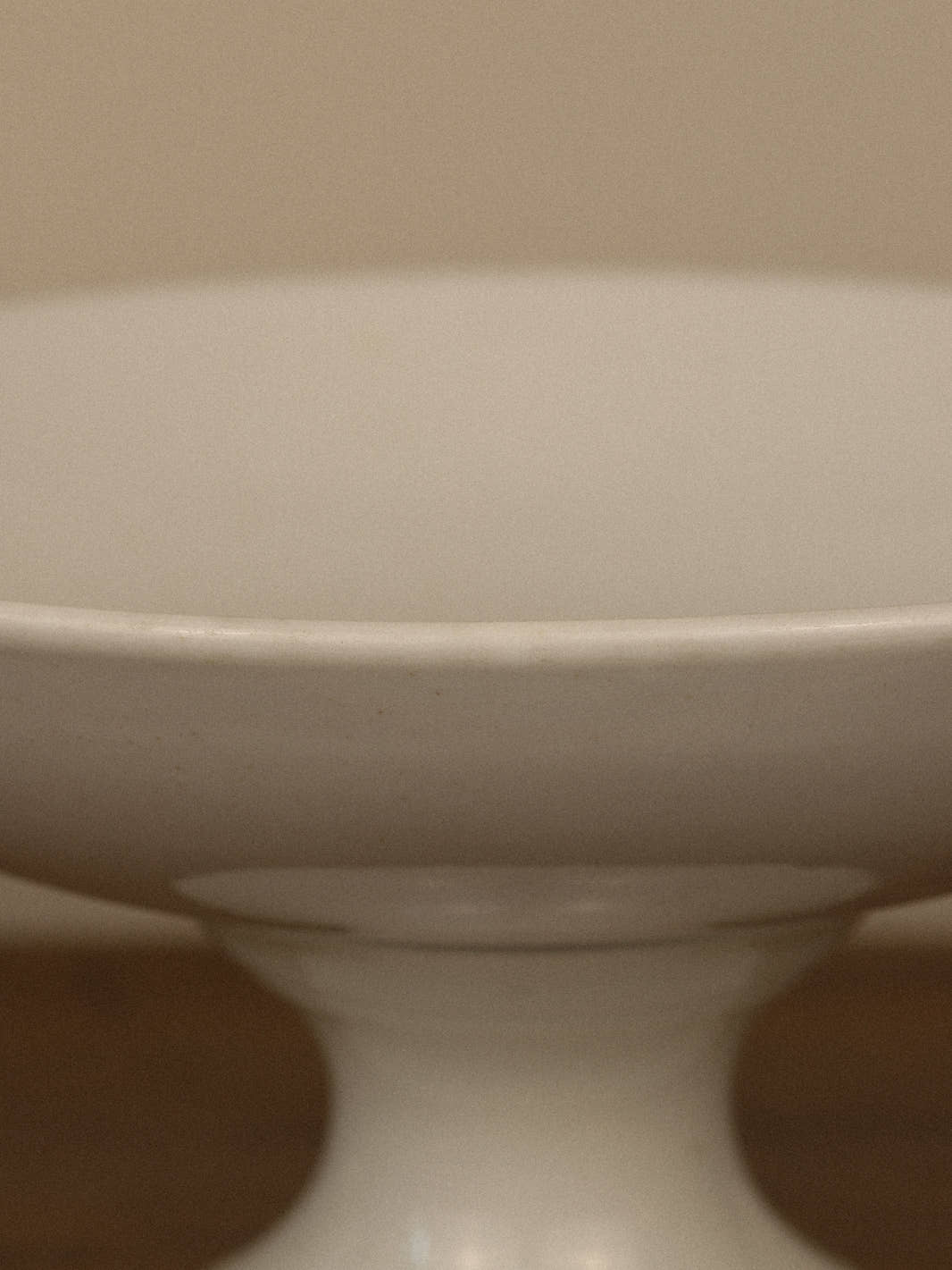 Antique White Pillivuyt Porcelain Compotier