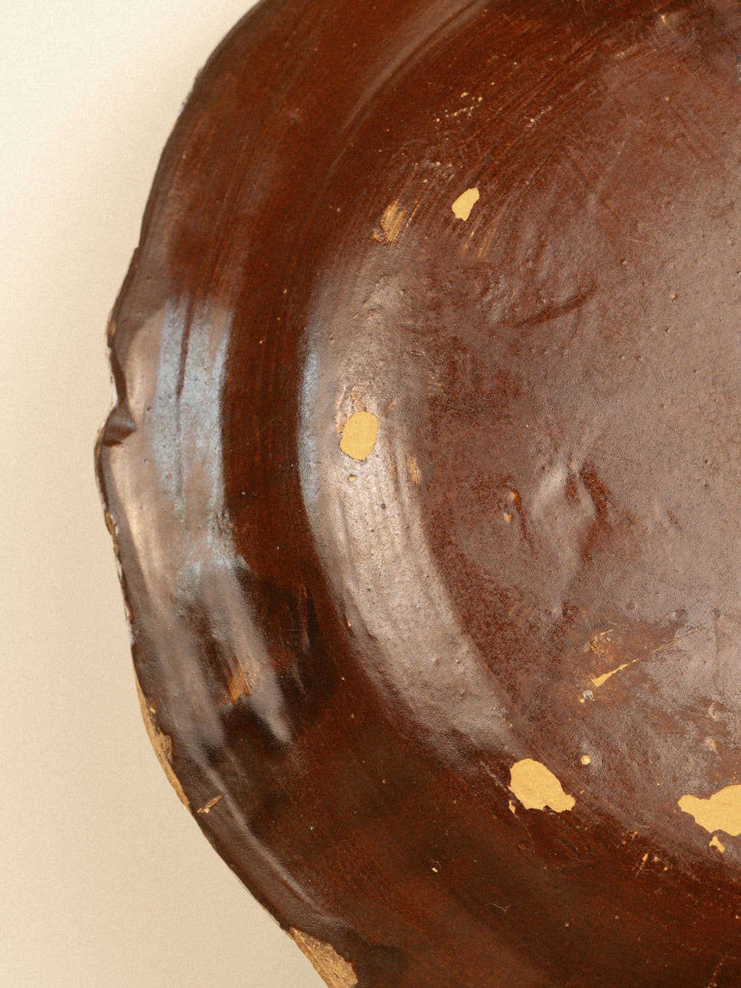 Antique 19th Century Round Faïence Platter
