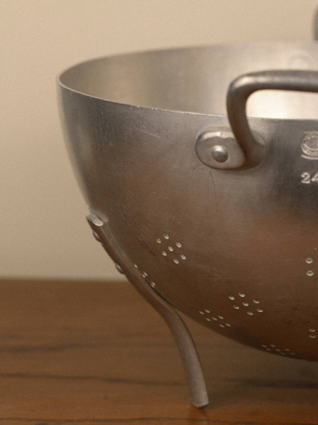 Vintage French Tripod Colander