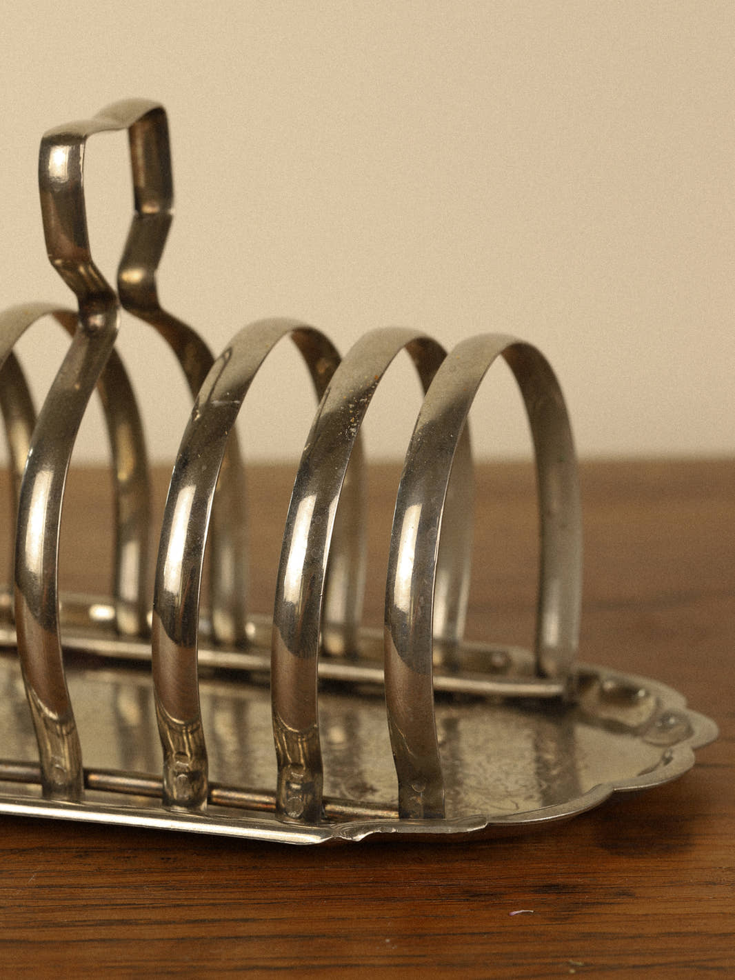 Vintage Victorian Silver-Plated Toast Rack