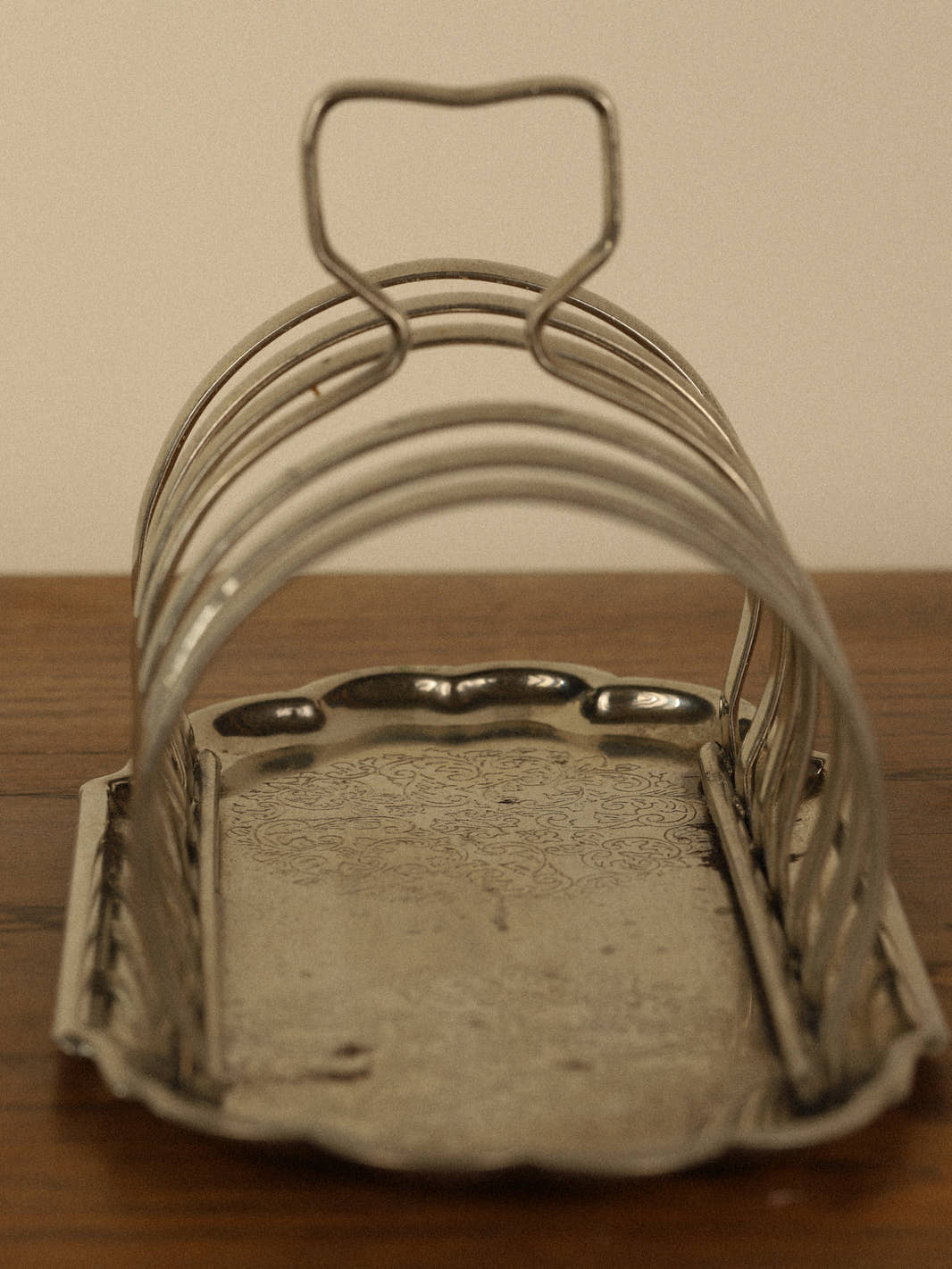Vintage Victorian Silver-Plated Toast Rack
