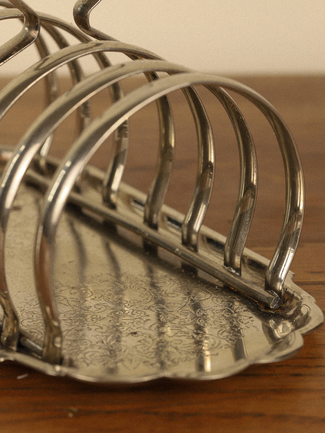 Vintage Victorian Silver-Plated Toast Rack